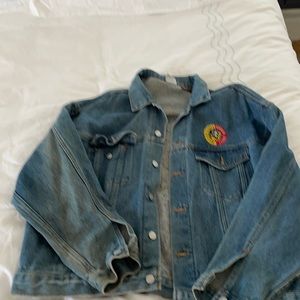 Men’s large Rolling Stones jean Jacket collector